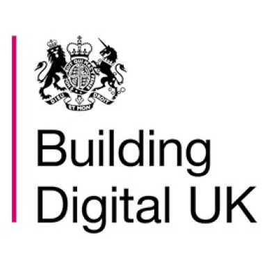 Logo for Building Digital UK (BDUK)