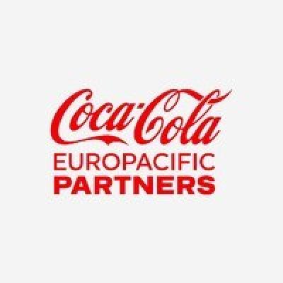 Logo for Coca-Cola Europacific Partners